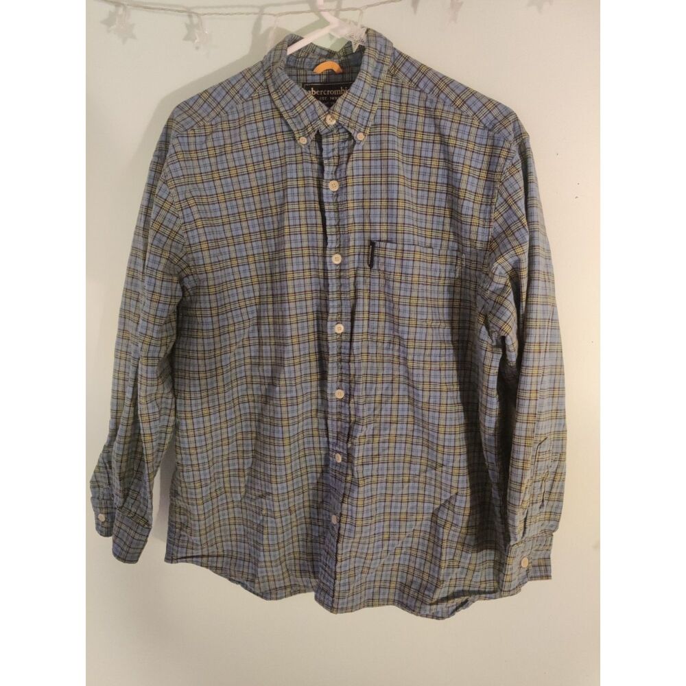 Abercrombie Men's XL Plaid Button Up